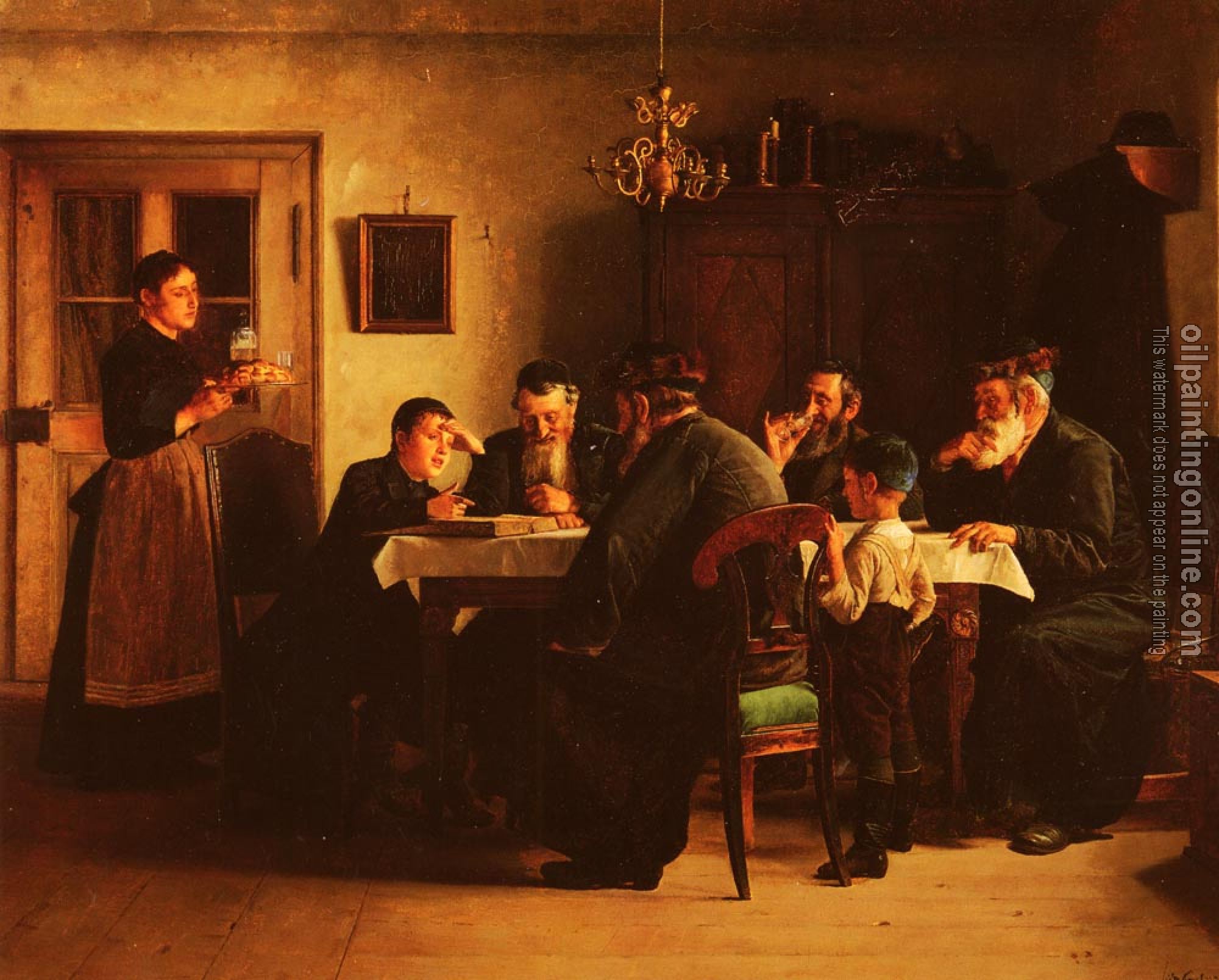 Isidor Kaufmann - Discussing The Talmud